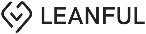Leanful logo hor 500 dark